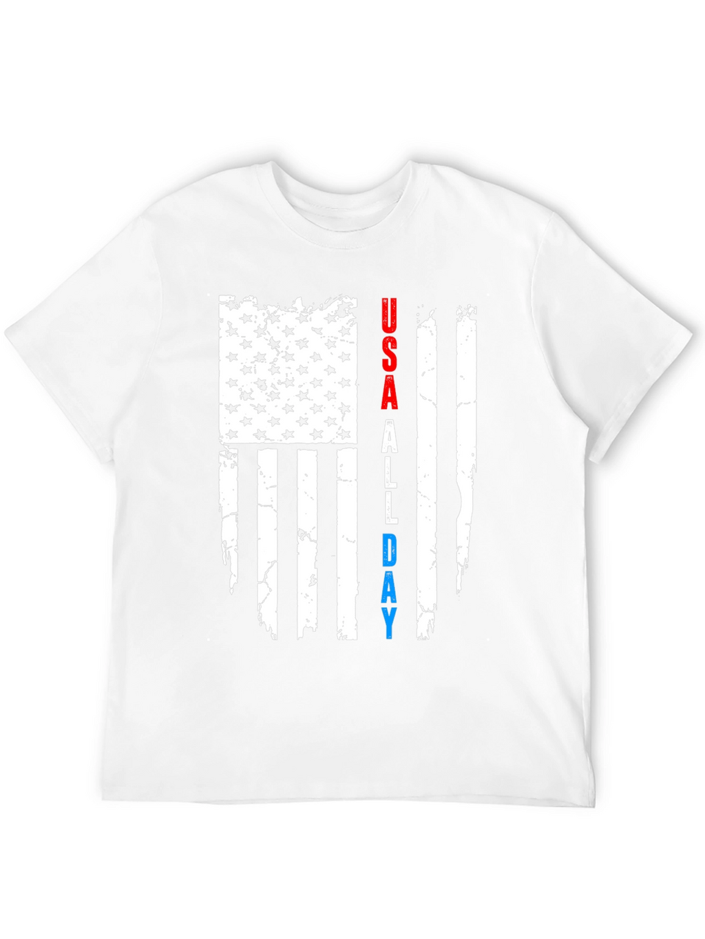 USA All Day Patriotic T-Shirt