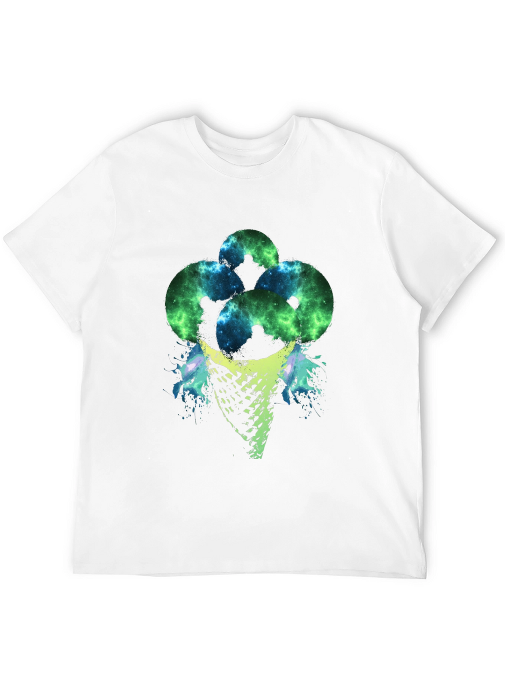 Cosmic Ice Cream Cone Graphic T-Shirt