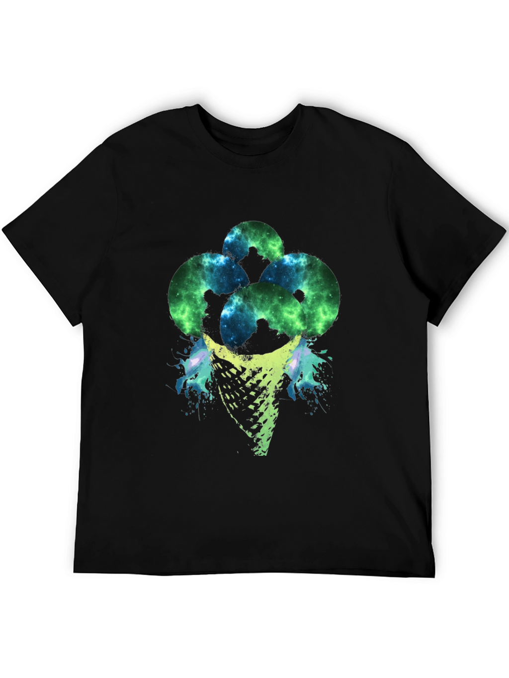 Cosmic Ice Cream Cone Graphic T-Shirt
