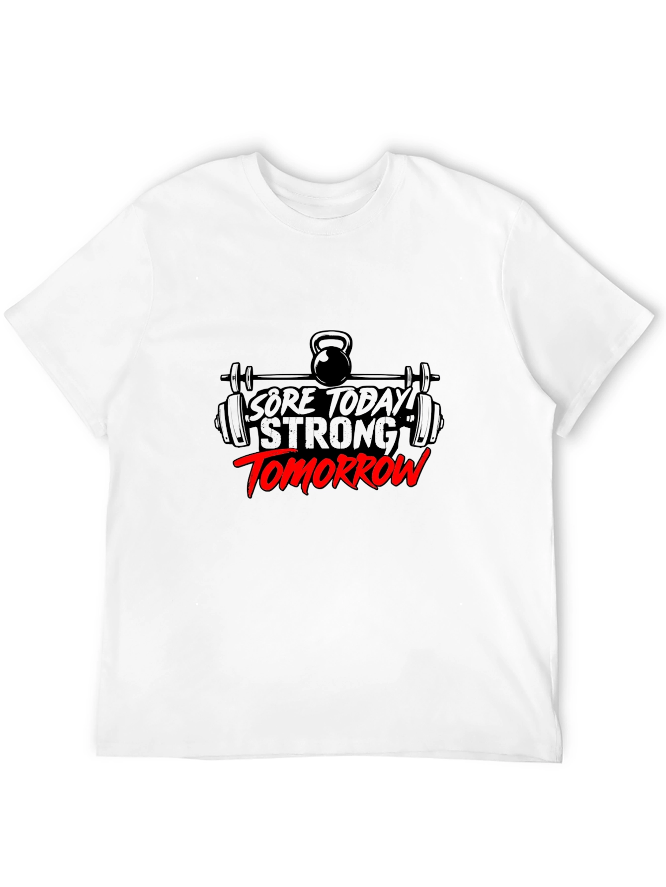 Sore Today Strong Tomorrow Black Graphic Tee