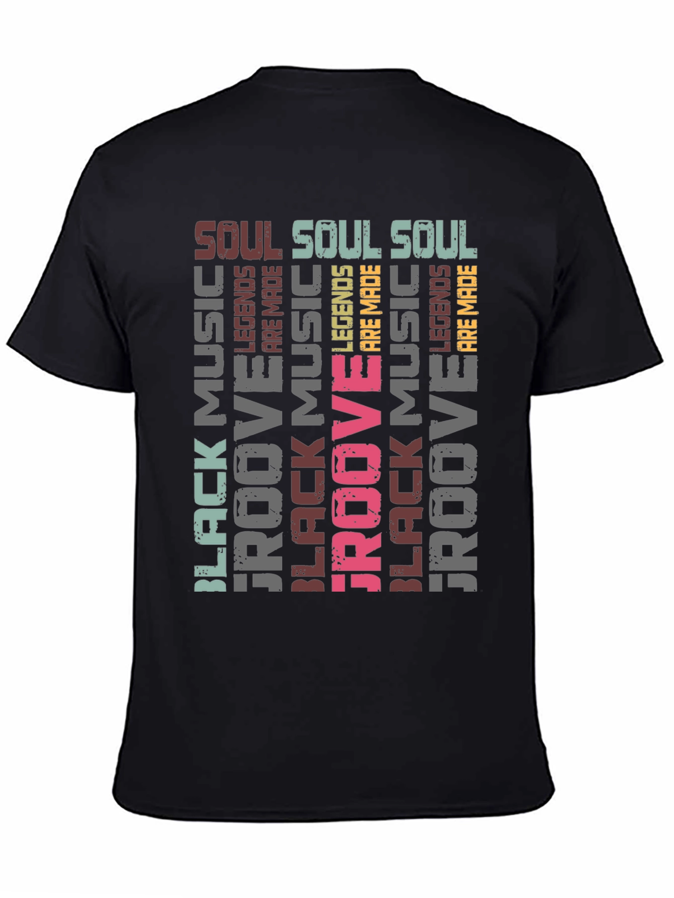 Black Music Groove Legends Mens T-Shirt