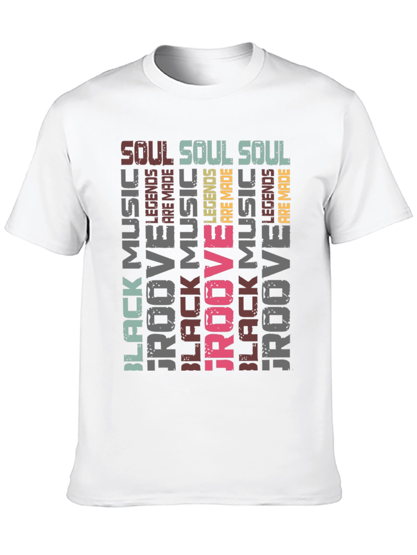 Black Music Groove Legends Mens T-Shirt