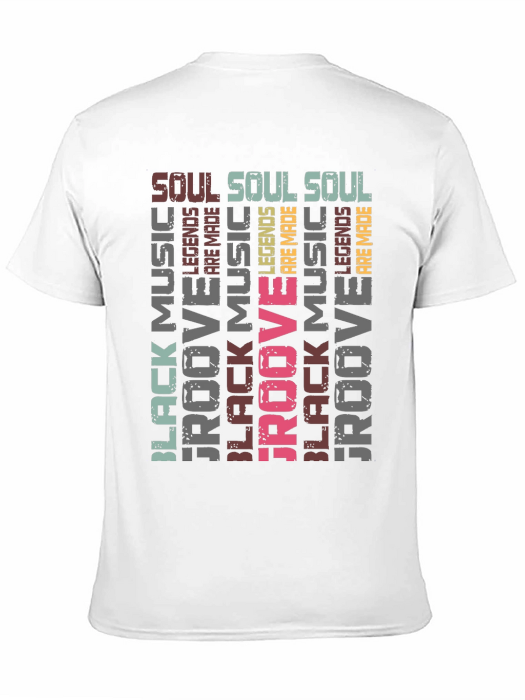 Black Music Groove Legends Mens T-Shirt