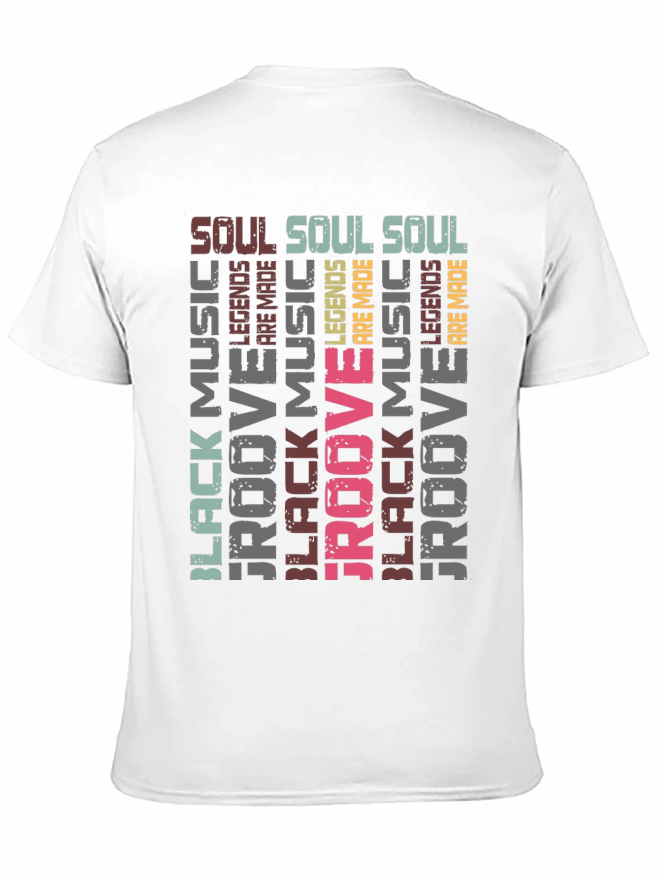 Black Music Groove Legends Mens T-Shirt
