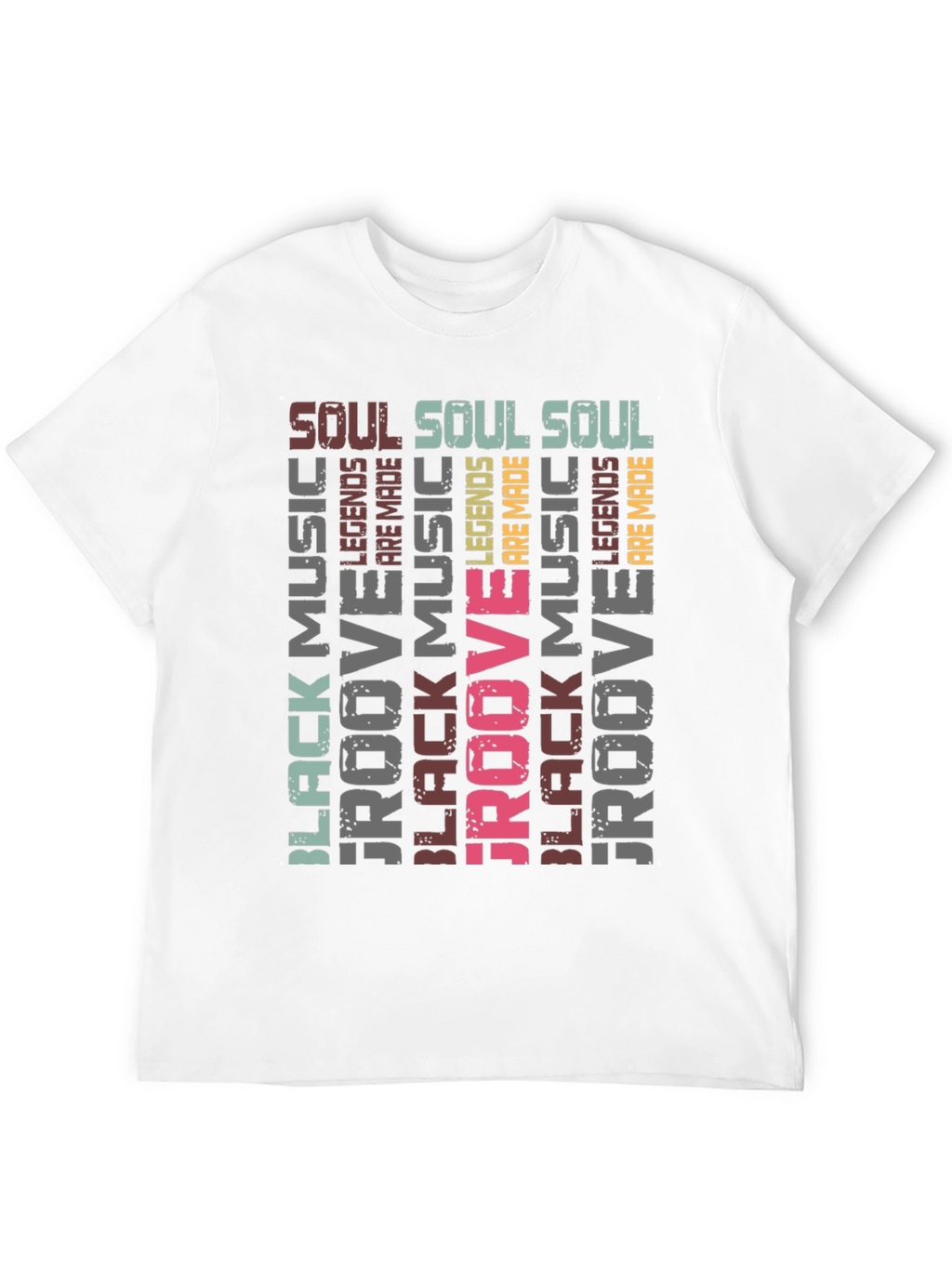 Black Music Groove Legends Mens T-Shirt