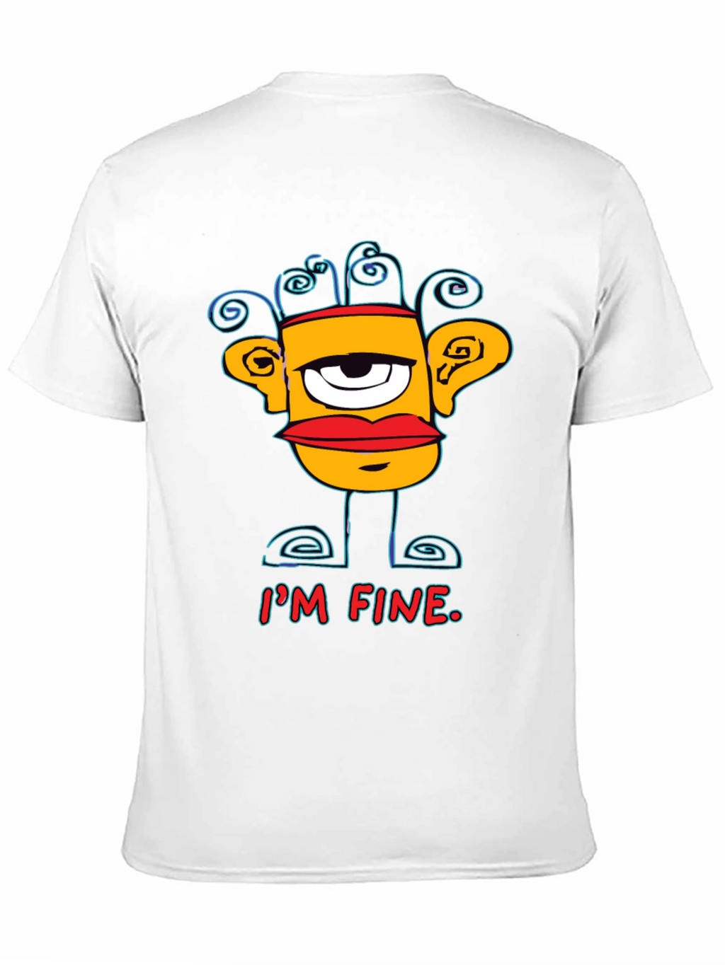 Im Fine Graphic Print Mens T-Shirt