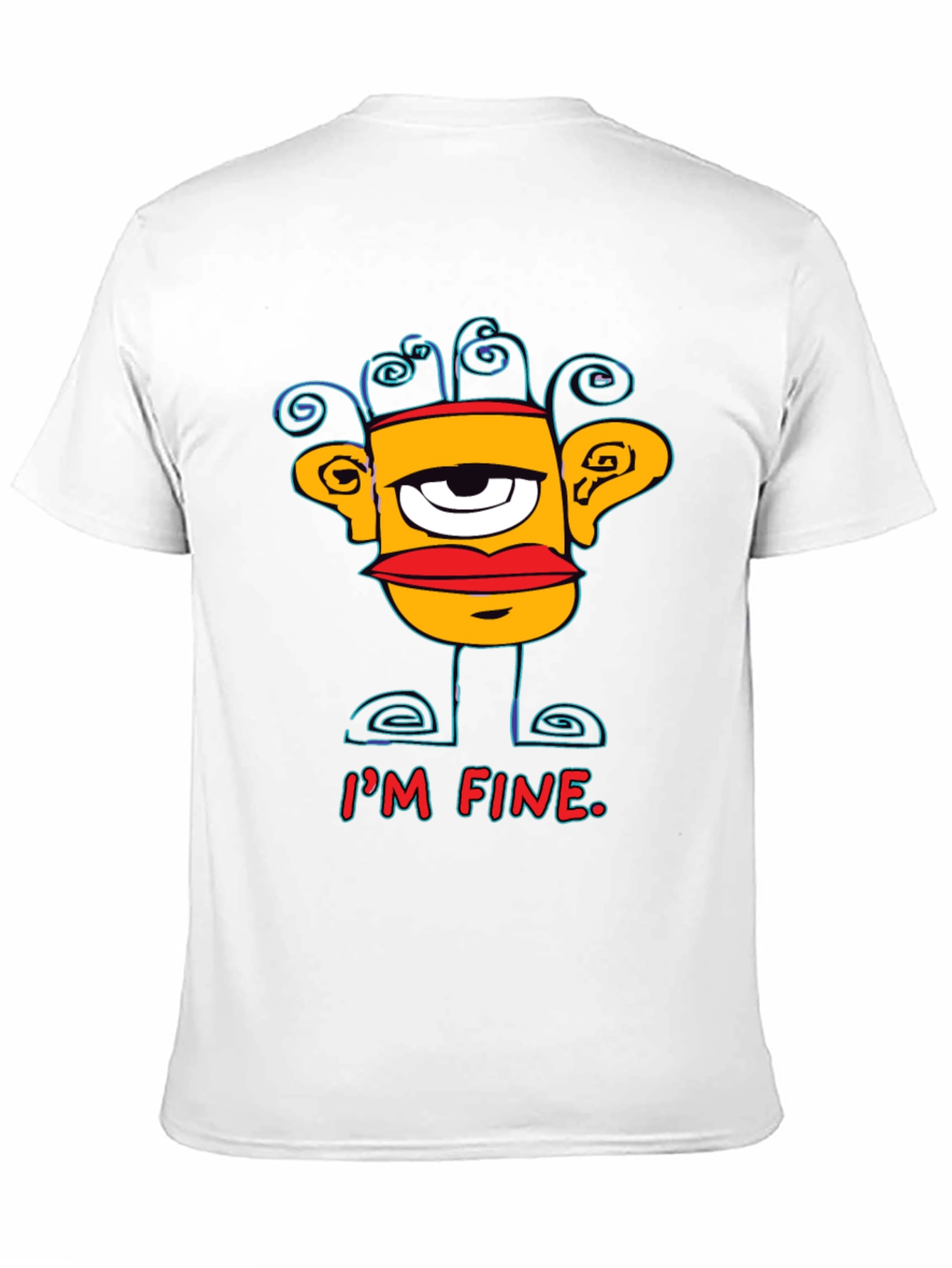 Im Fine Graphic Print Mens T-Shirt