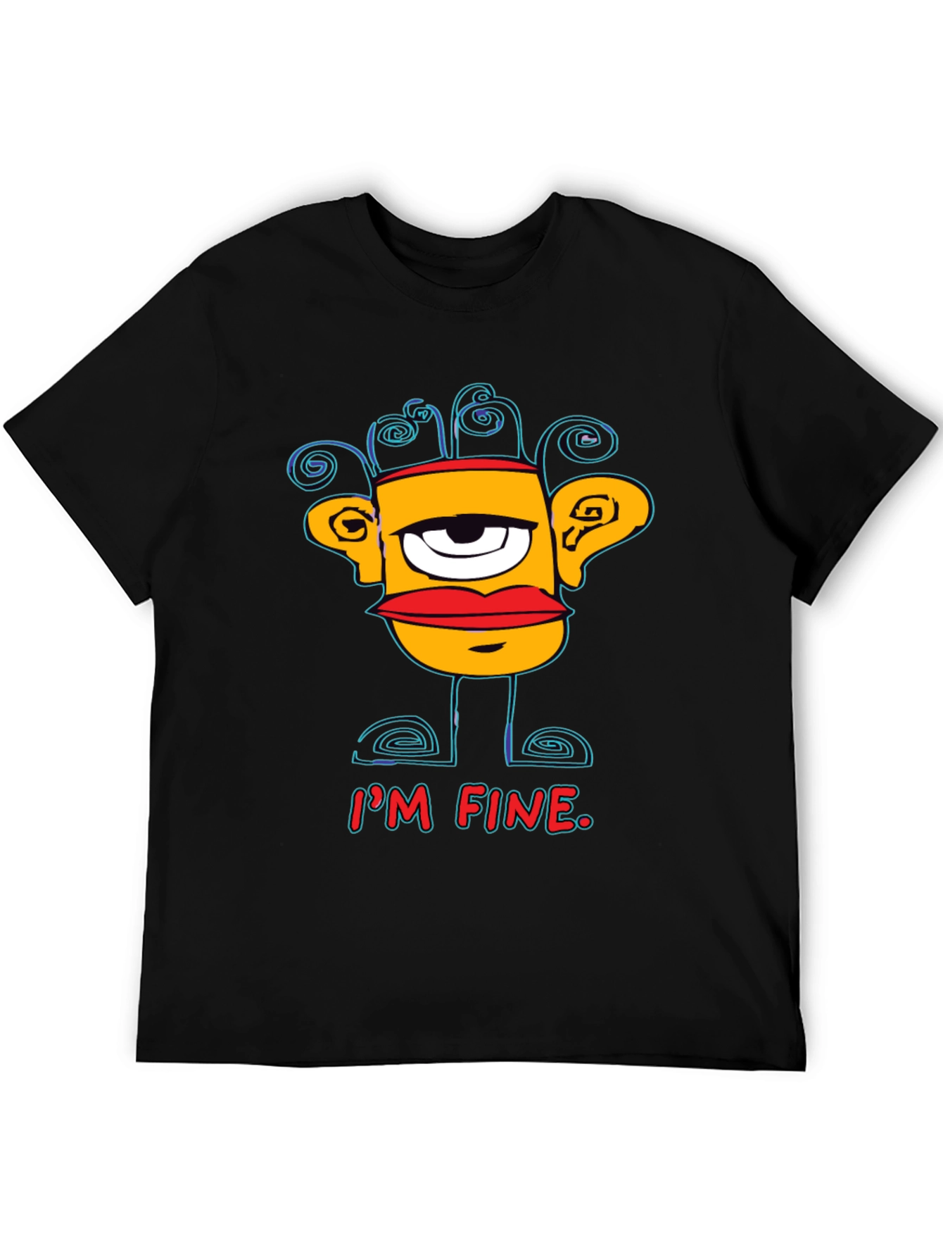 Im Fine Graphic Print Mens T-Shirt