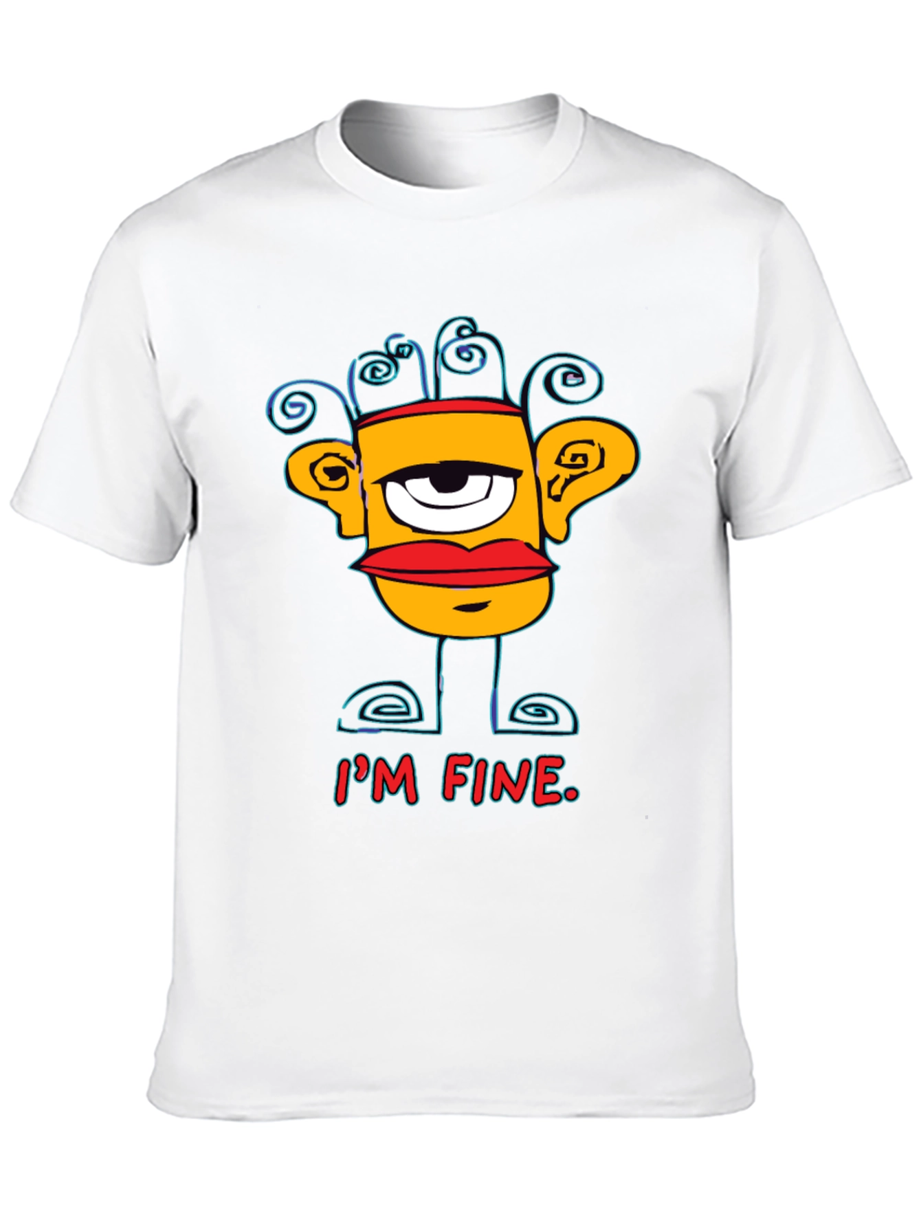 Im Fine Graphic Print Mens T-Shirt