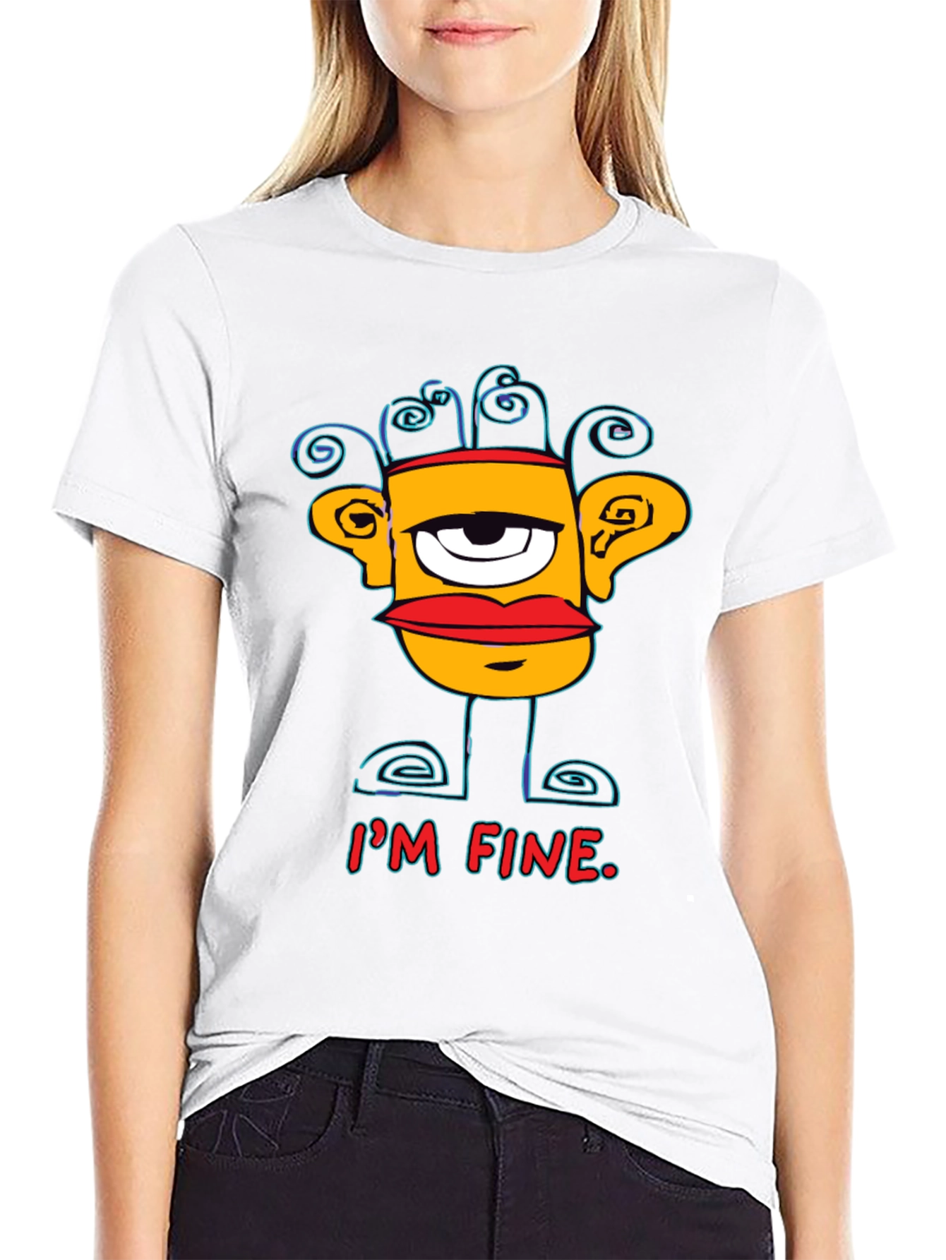 Im Fine Graphic Print Mens T-Shirt