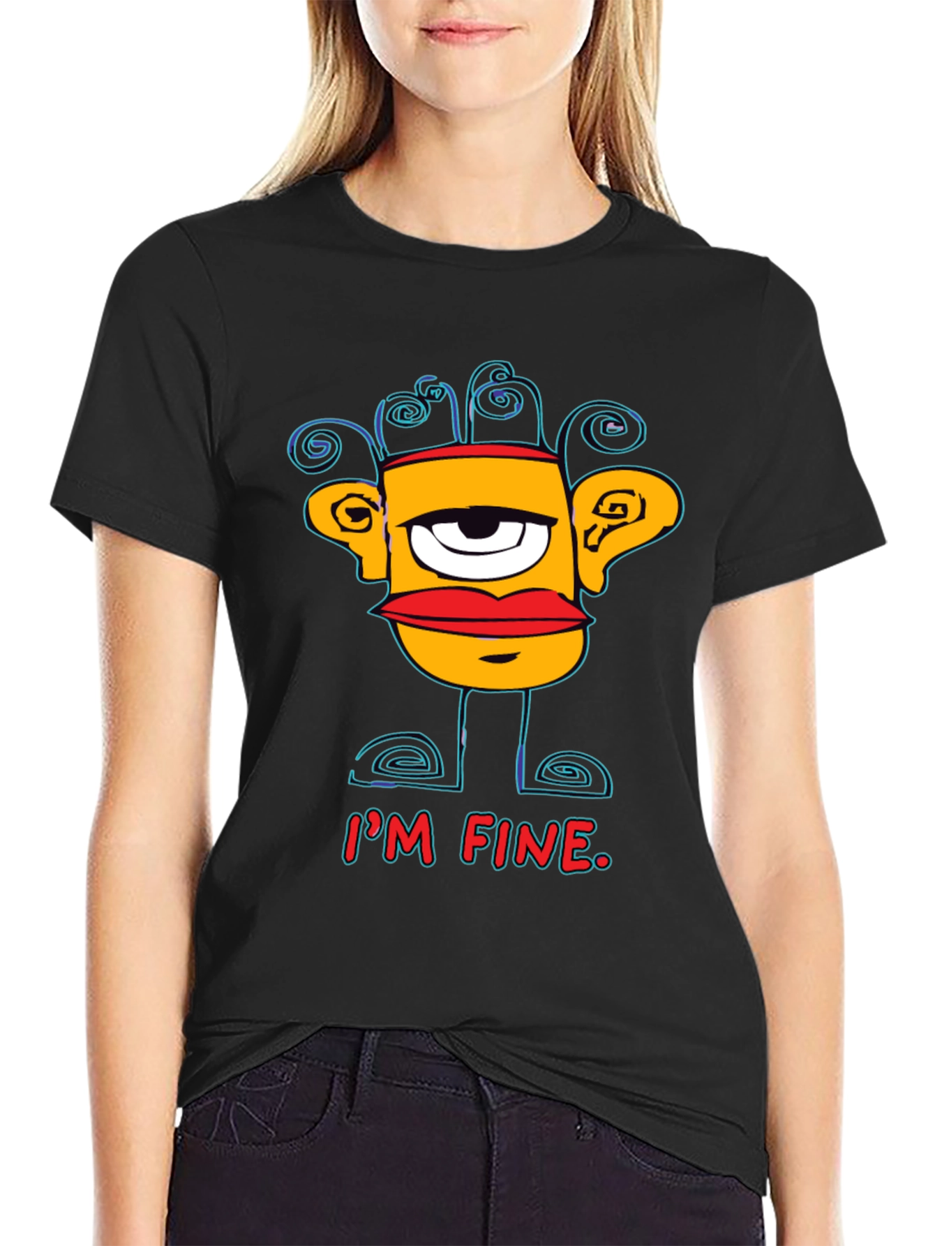 Im Fine Graphic Print Mens T-Shirt