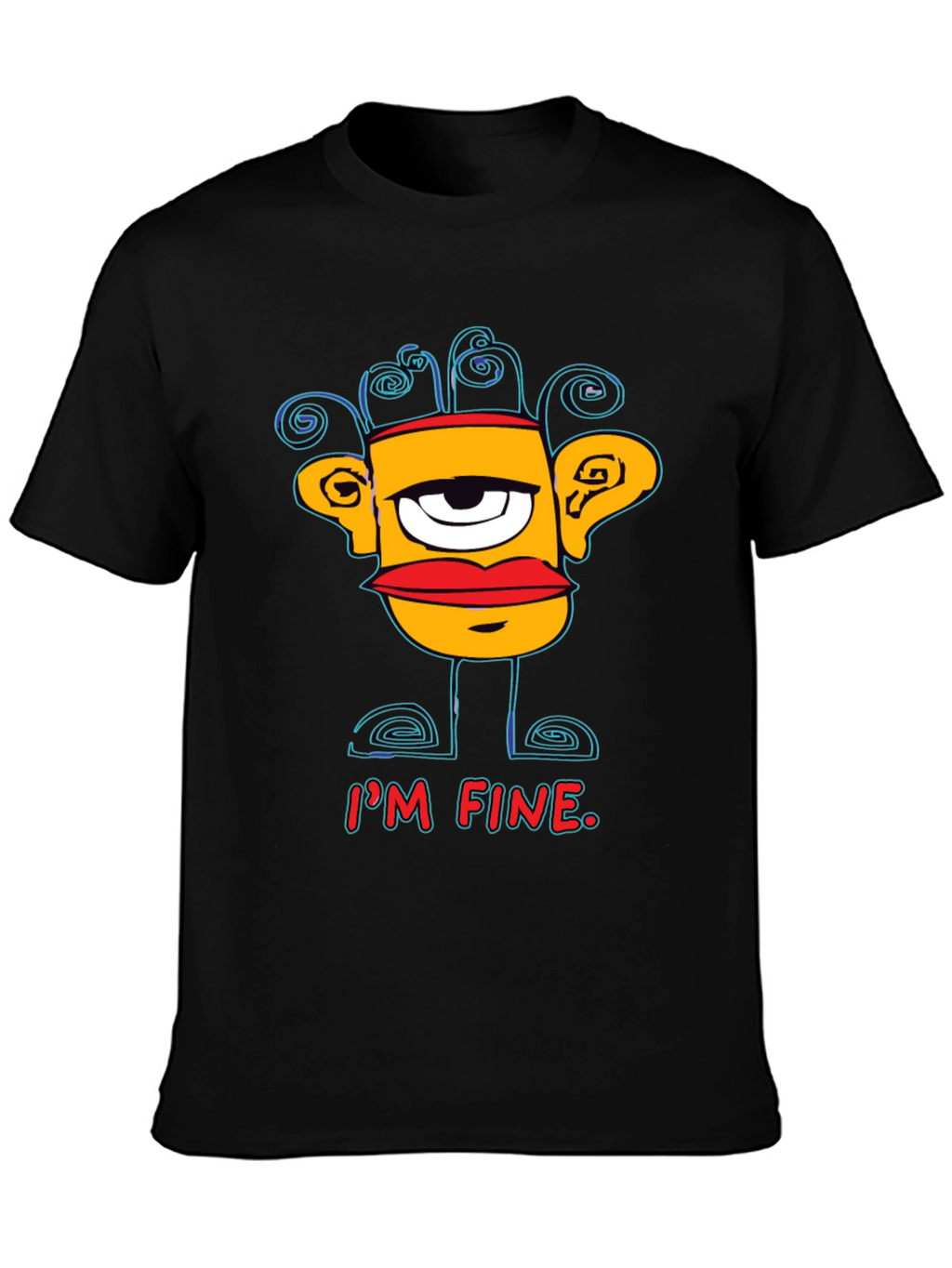 Im Fine Graphic Print Mens T-Shirt