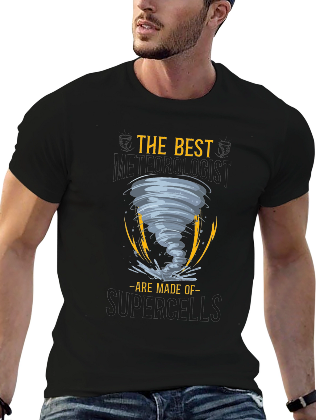 The Best Meteorologist T-Shirt Supercells Tornado Gift