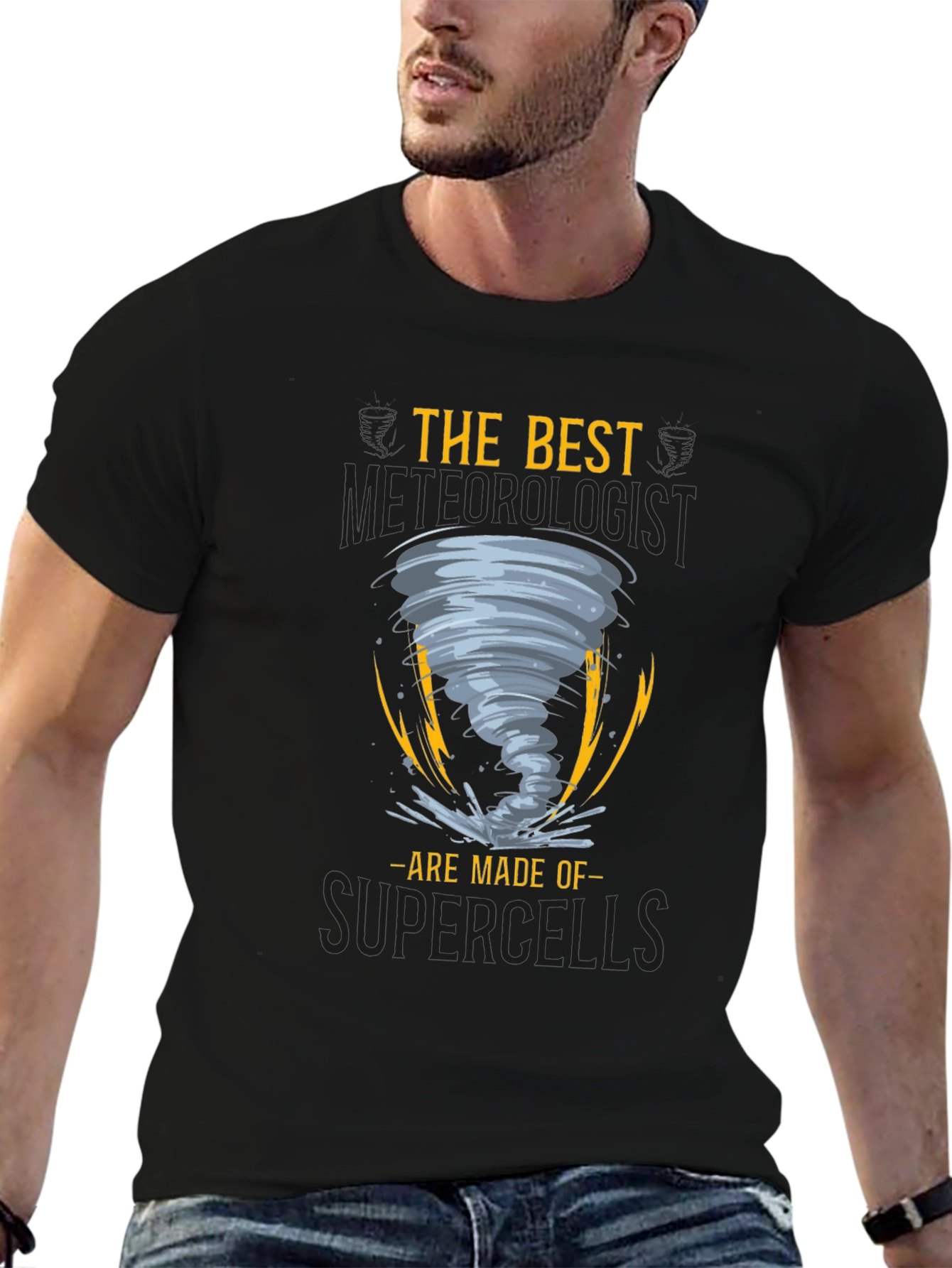 The Best Meteorologist T-Shirt Supercells Tornado Gift