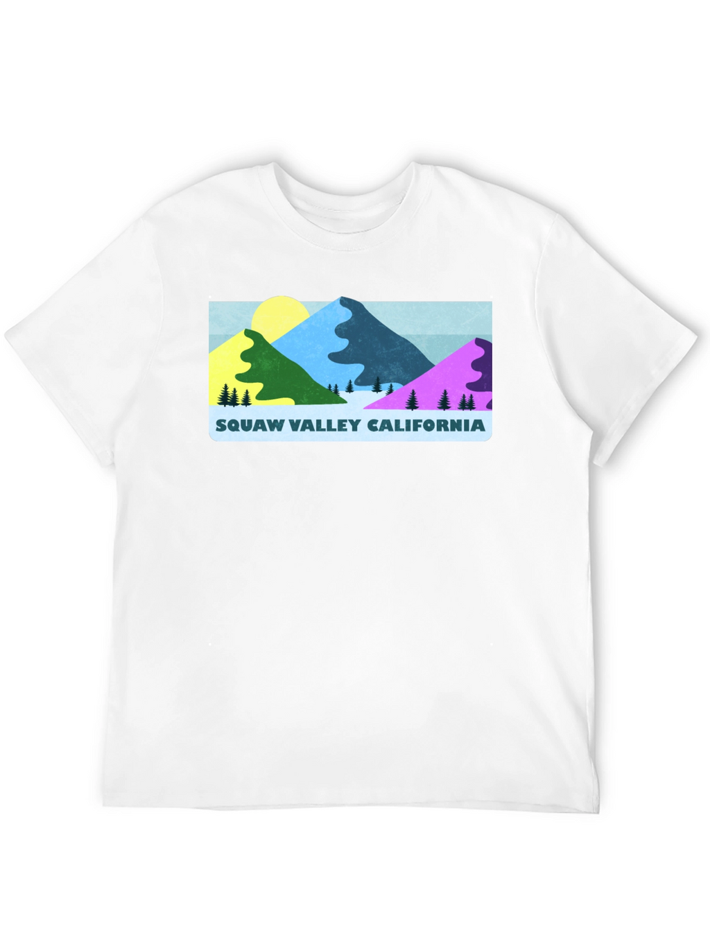 Squaw Valley California Graphic Tee - Black