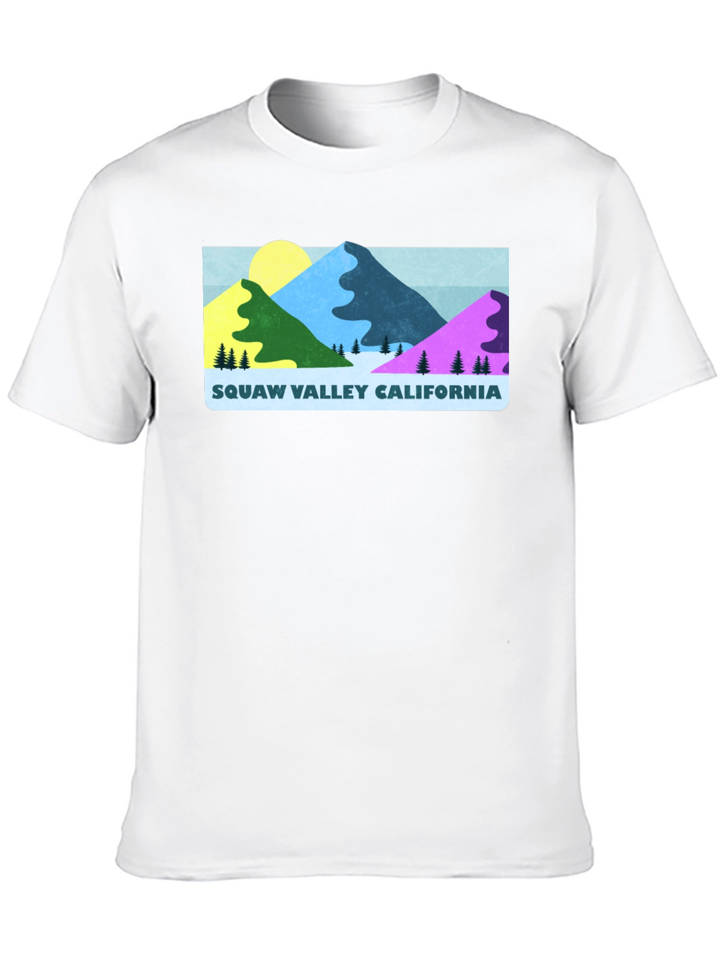Squaw Valley California Graphic Tee - Black
