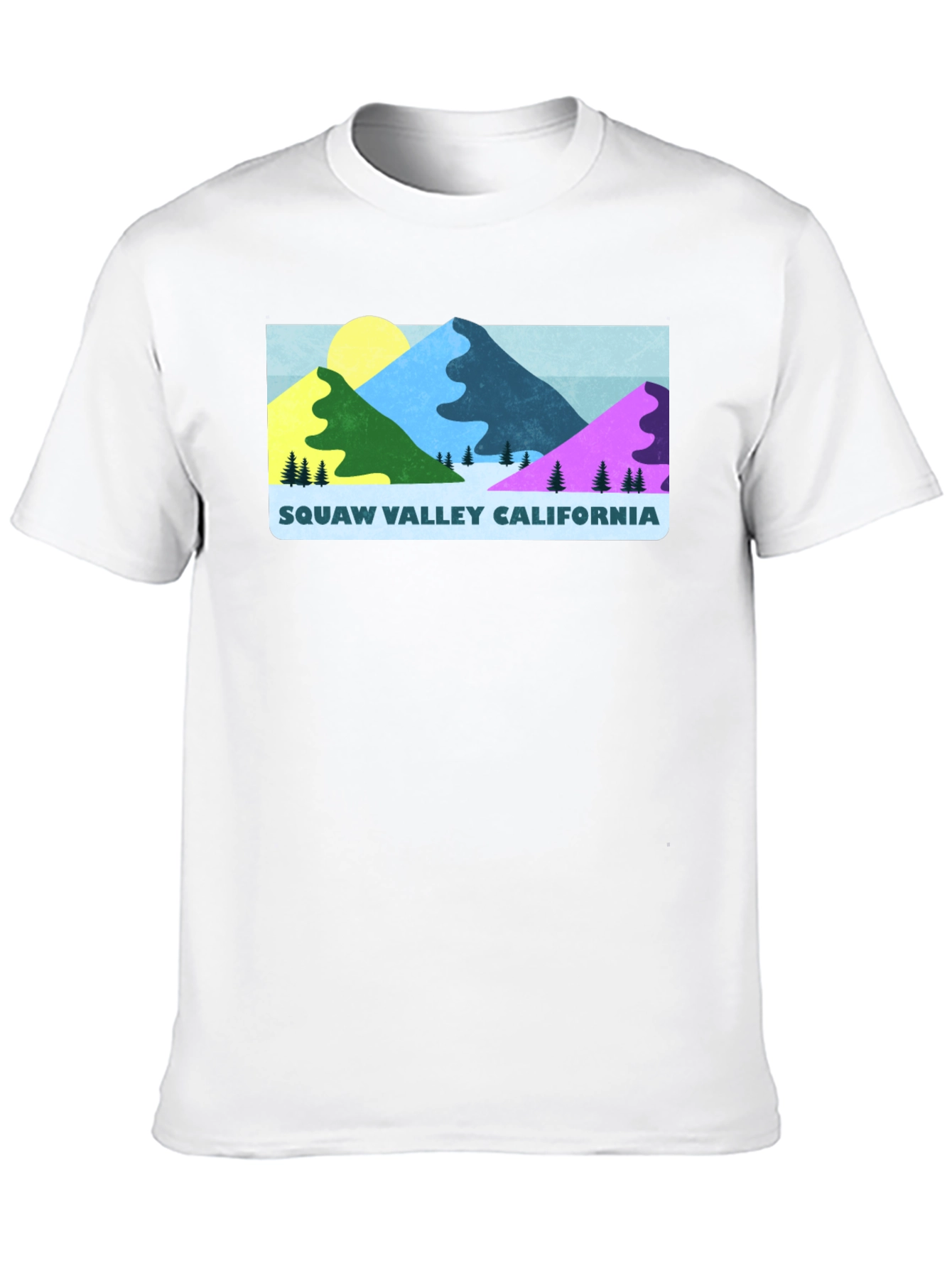 Squaw Valley California Graphic Tee - Black