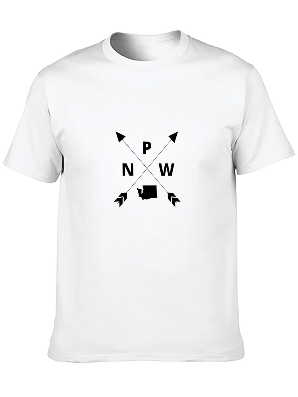 PNW Arrow Graphic T-Shirt - Unisex Black Tee