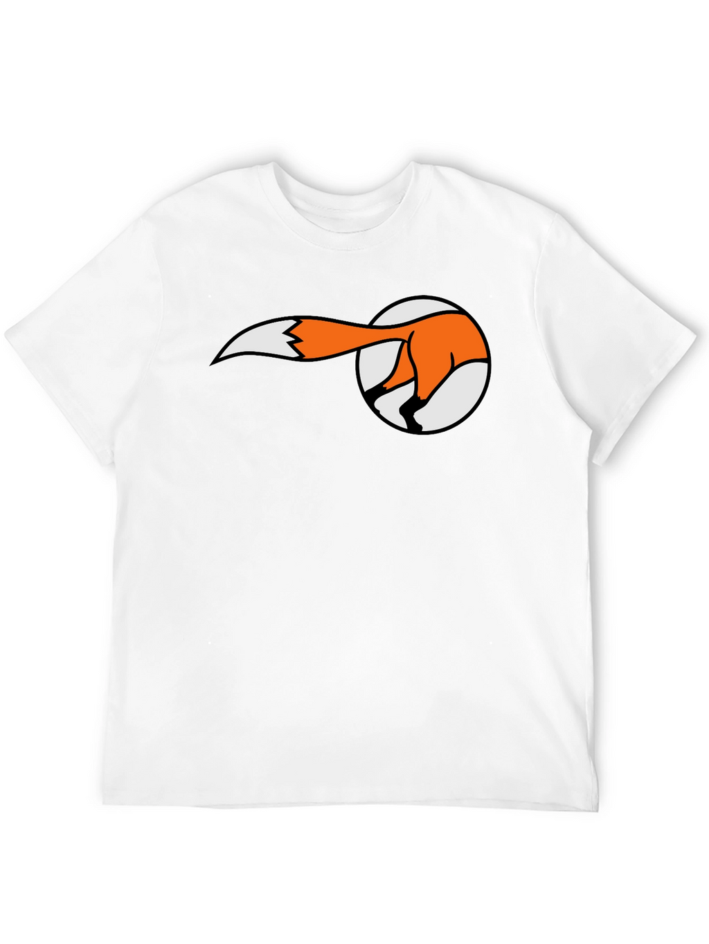 Fox Tail T-Shirt - Fun Animal Graphic Tee