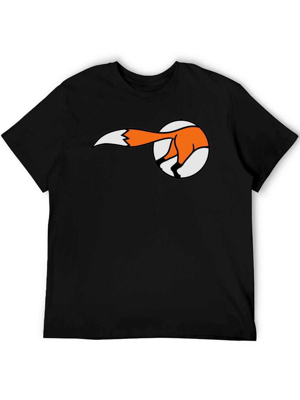 Fox Tail T-Shirt - Fun Animal Graphic Tee