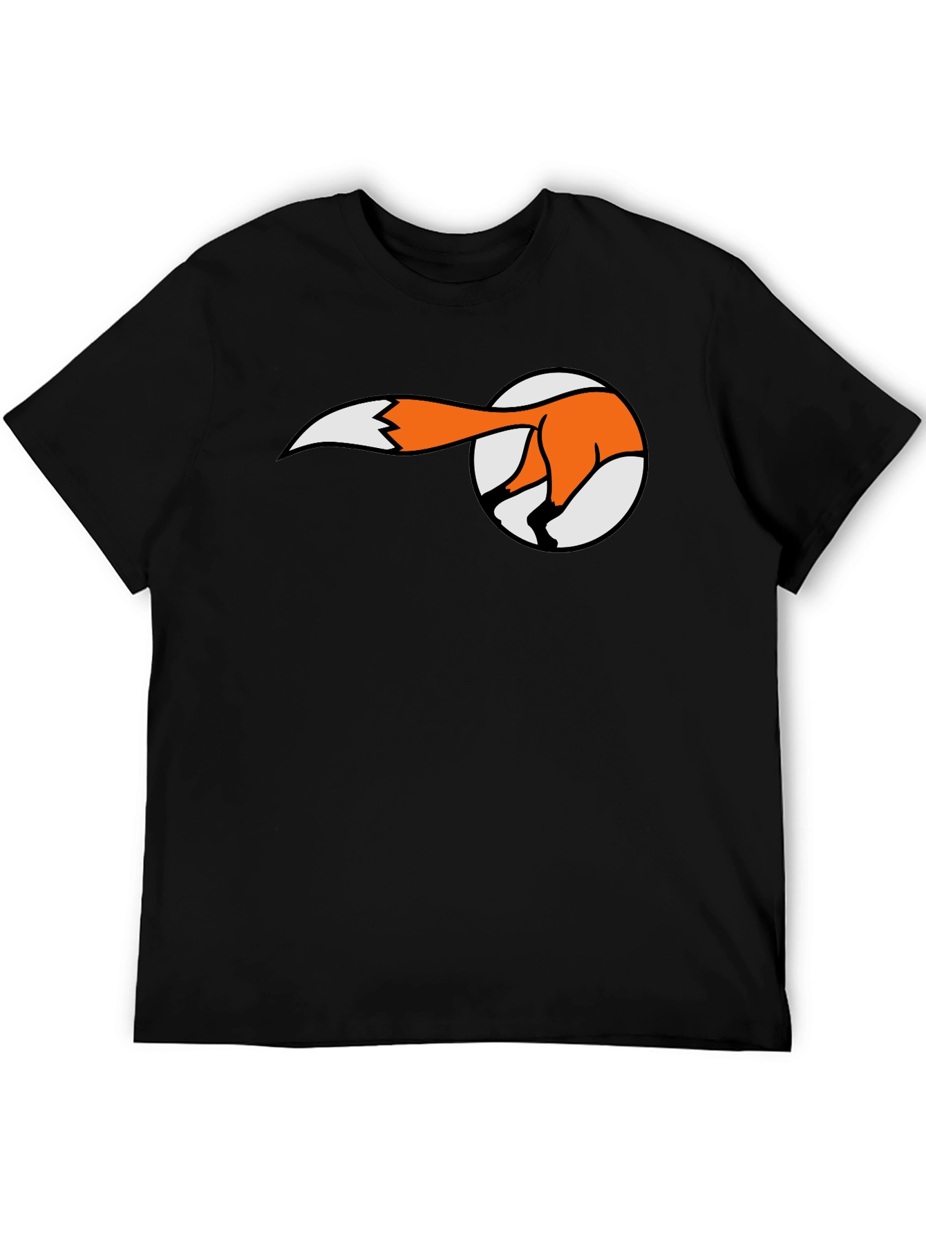 Fox Tail T-Shirt - Fun Animal Graphic Tee