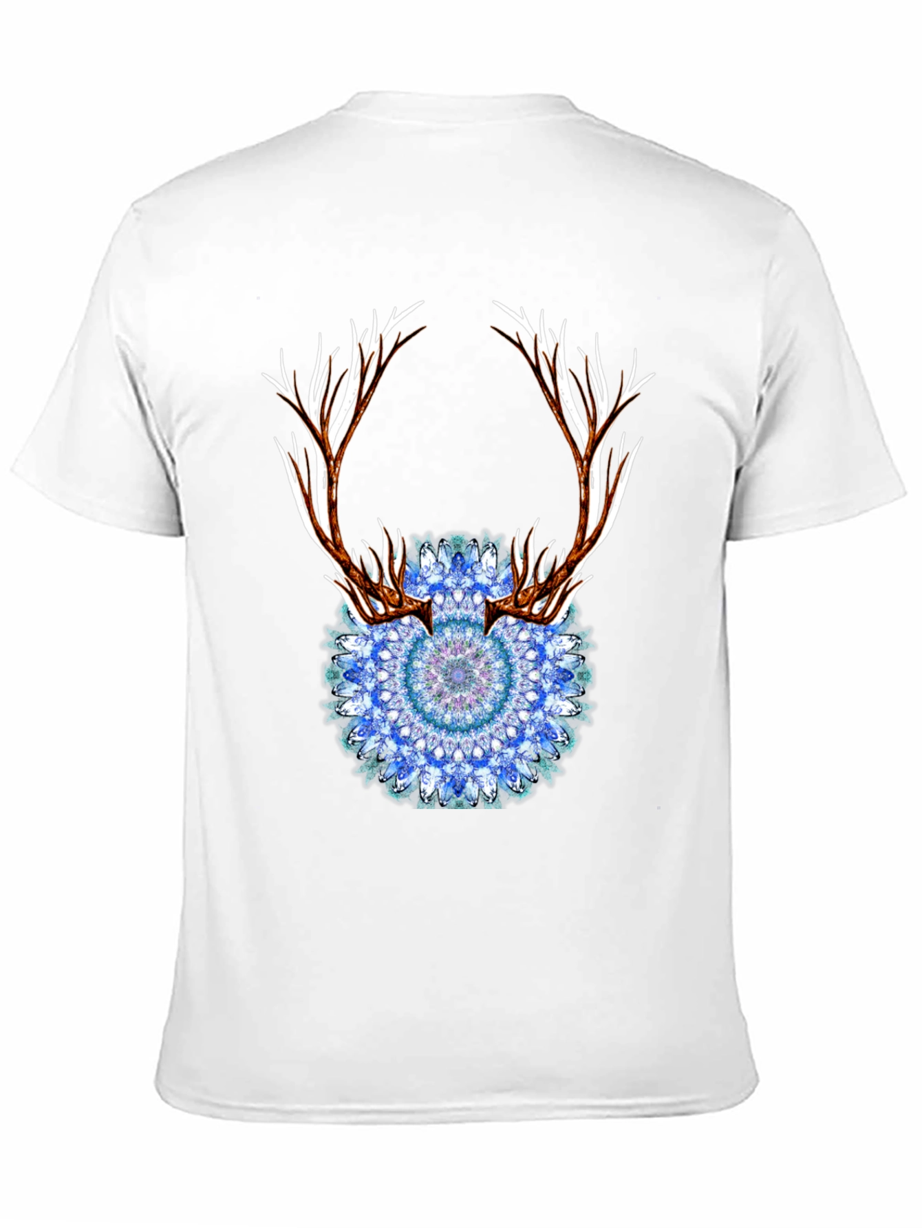 Antler Mandala Black T-Shirt