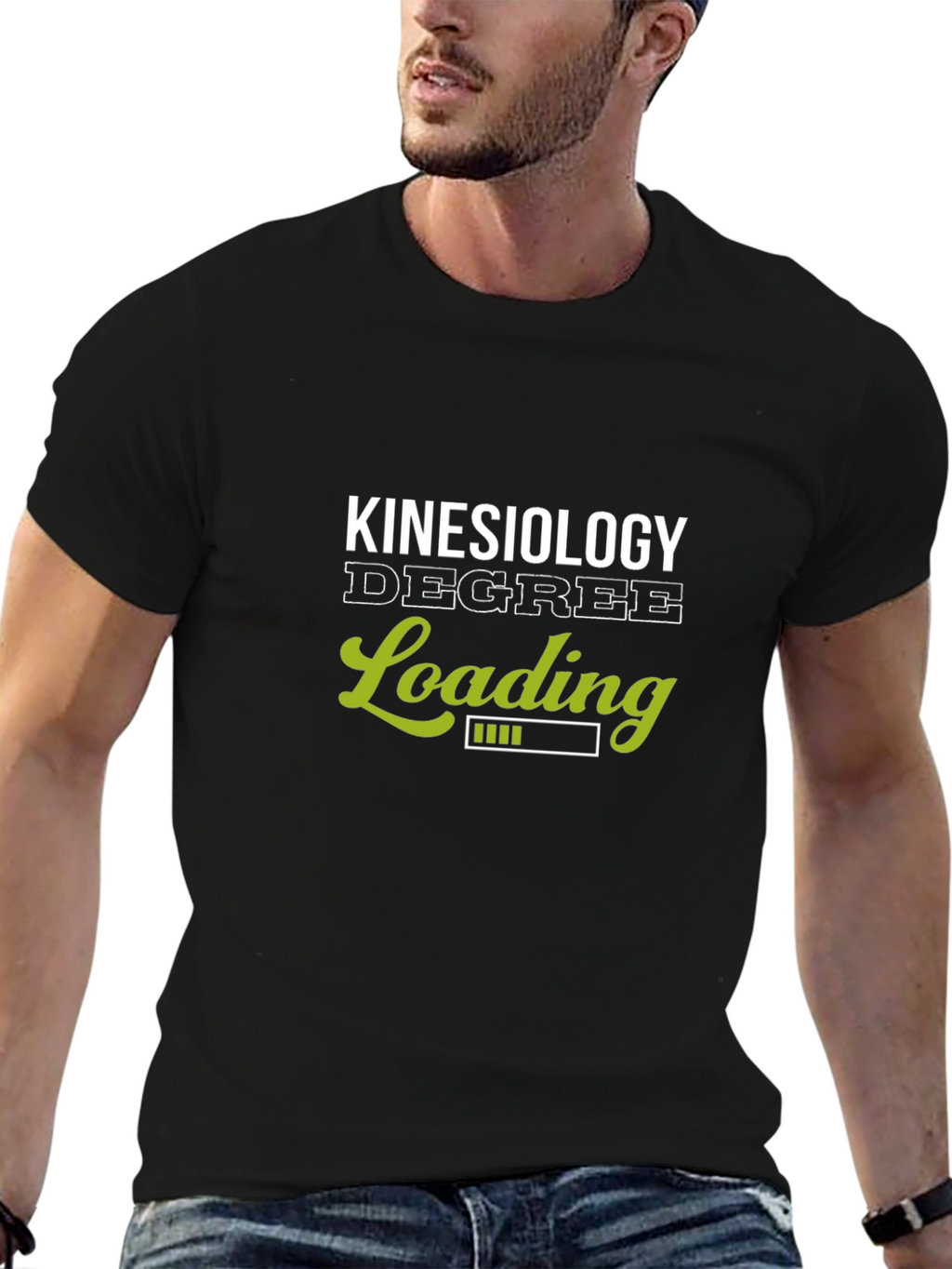 Kinesiology Degree Loading T-Shirt - Black
