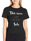 This Swan is Best Solo Black Graphic Tee