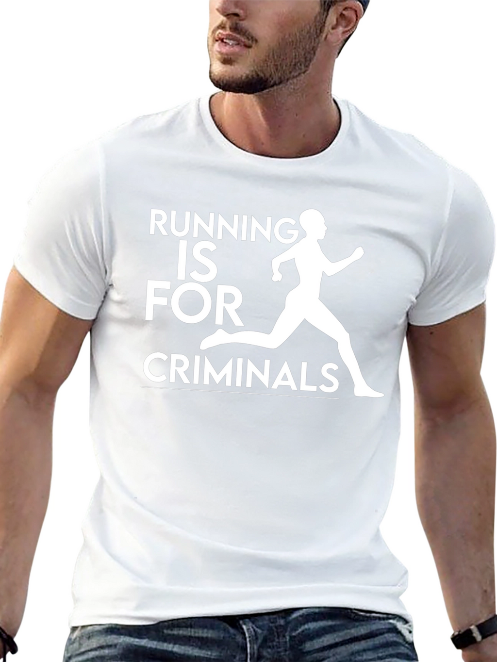 Running is For Criminals Graphic Tee