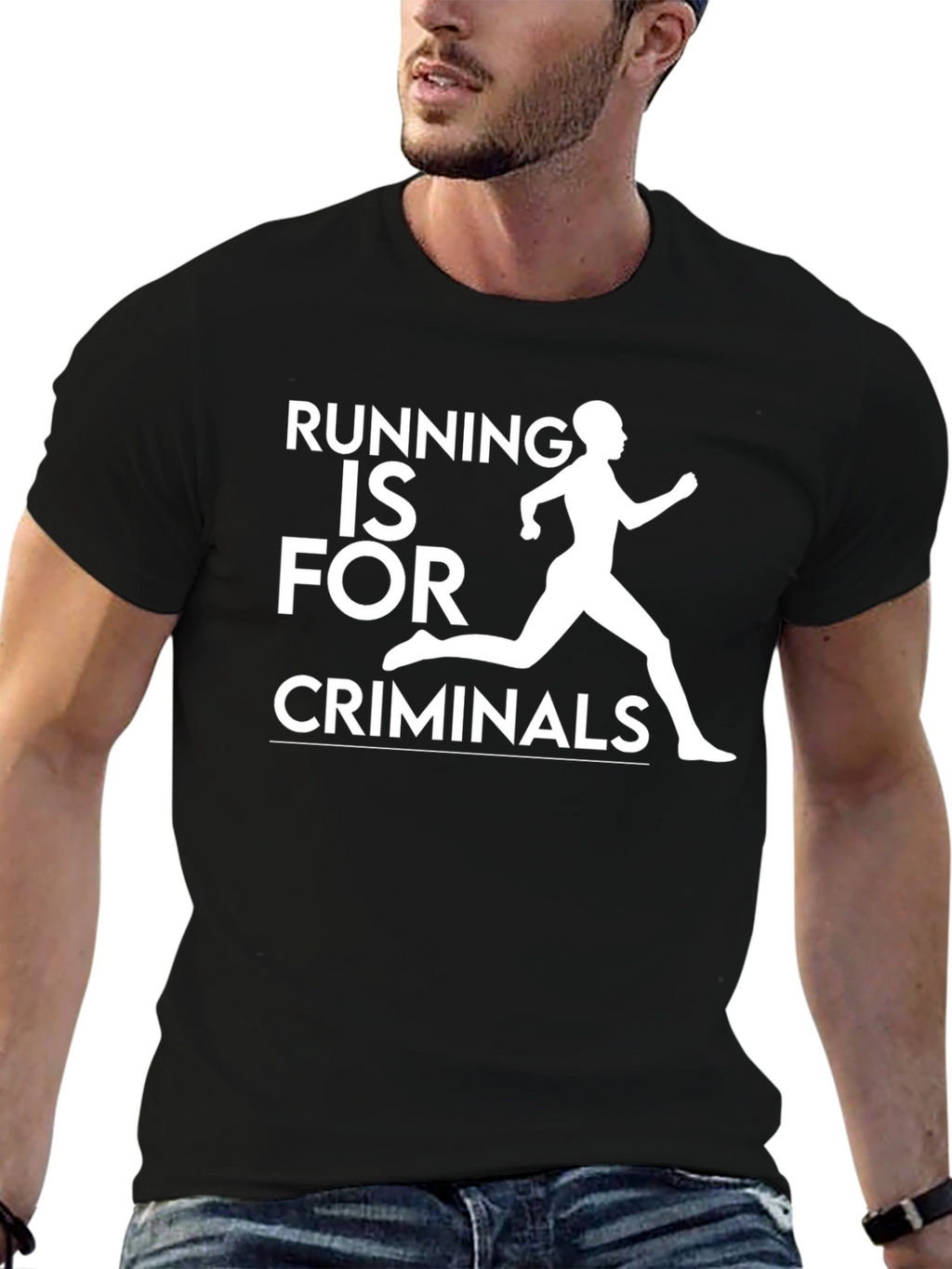 Running is For Criminals Graphic Tee