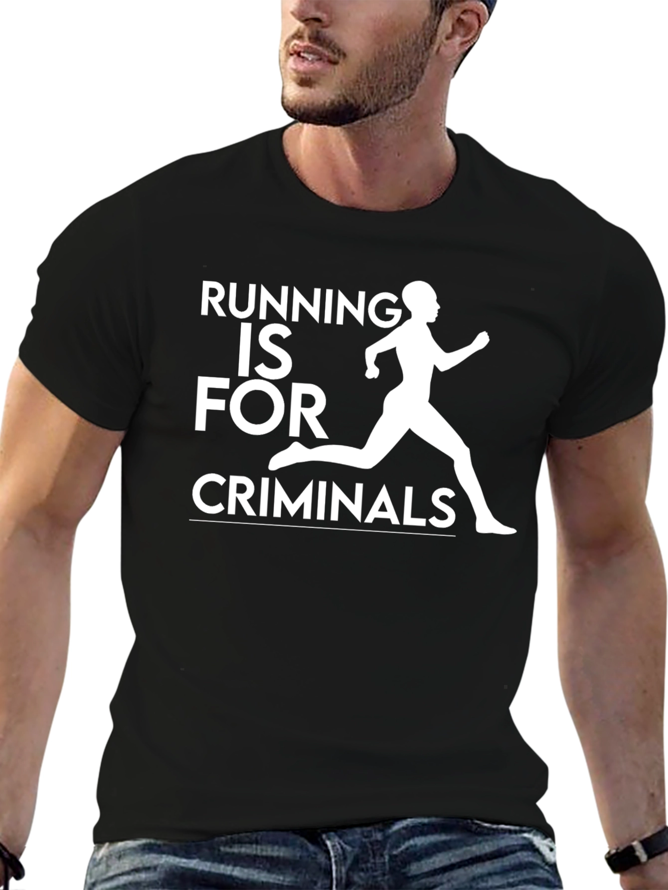 Running is For Criminals Graphic Tee