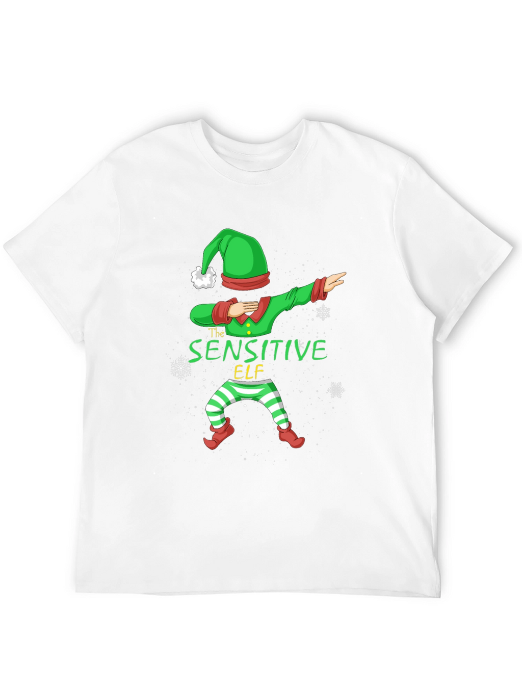 Sensitive Elf Dabbing Christmas T-Shirt