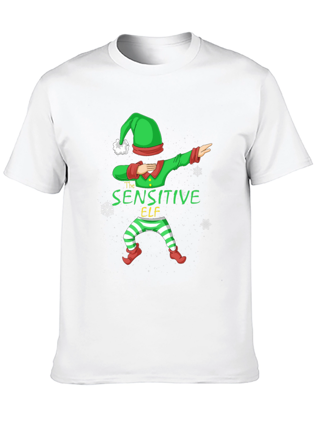 Sensitive Elf Dabbing Christmas T-Shirt