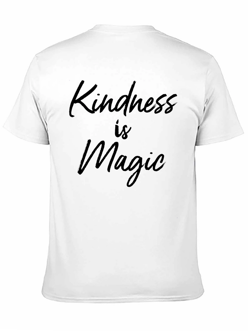 Kindness Is Magic Black Graphic Tee Shirt