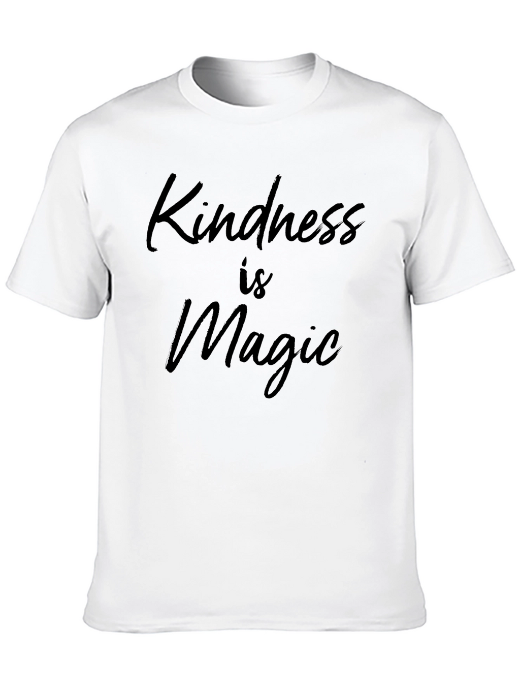 Kindness Is Magic Black Graphic Tee Shirt