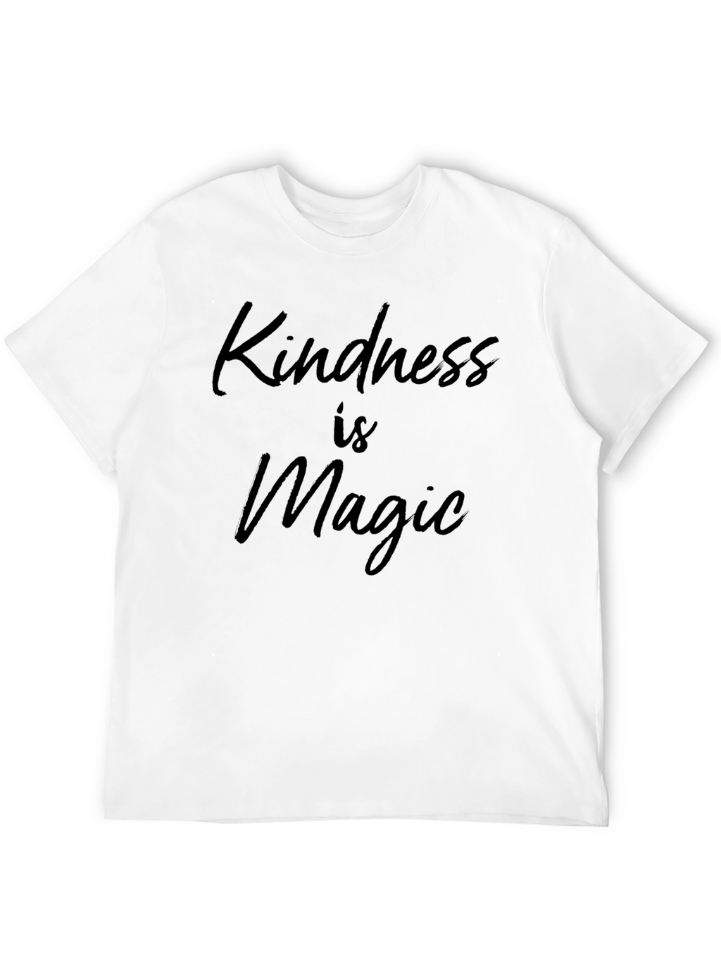 Kindness Is Magic Black Graphic Tee Shirt