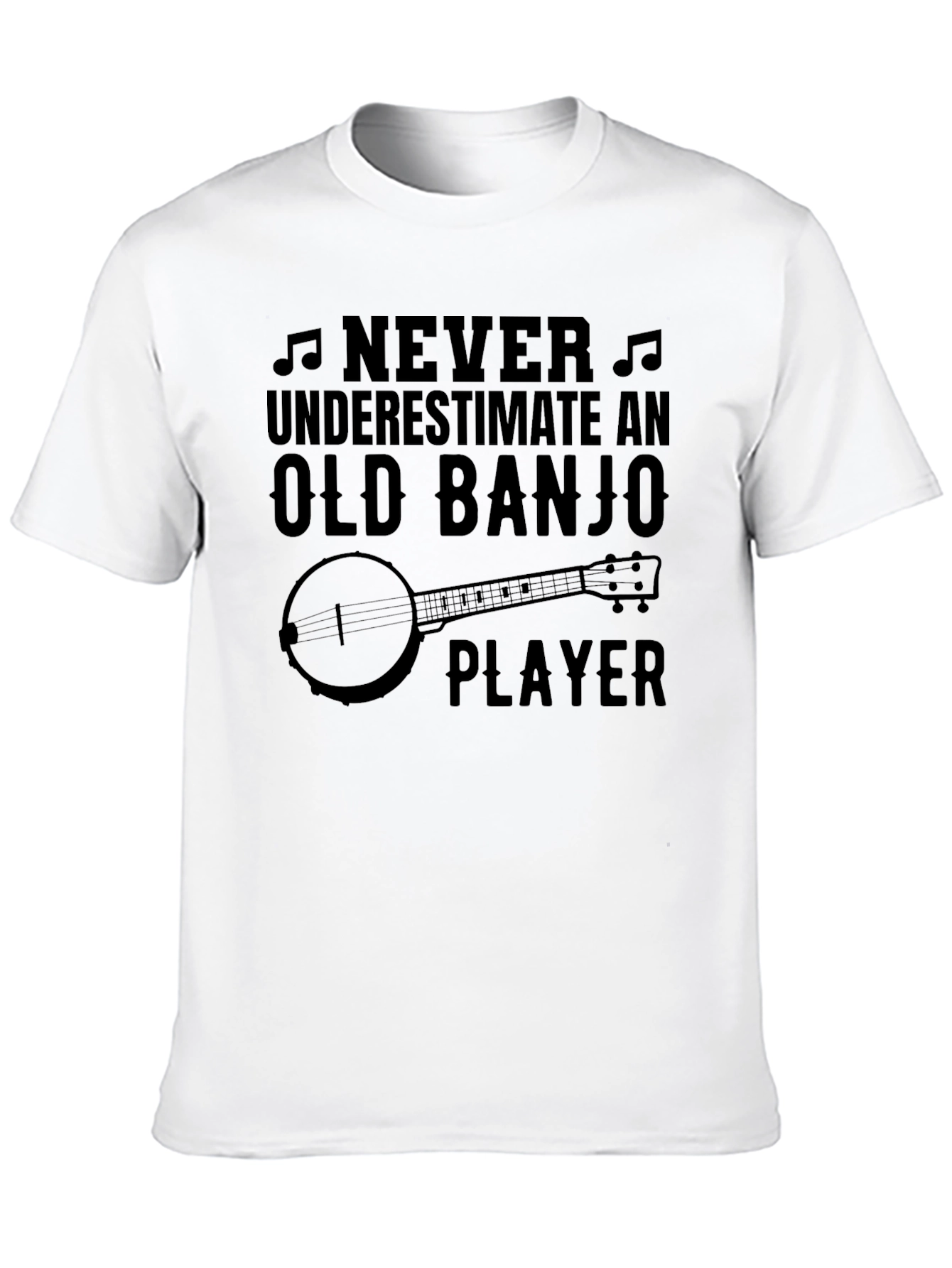 Old Banjo Player T-Shirt