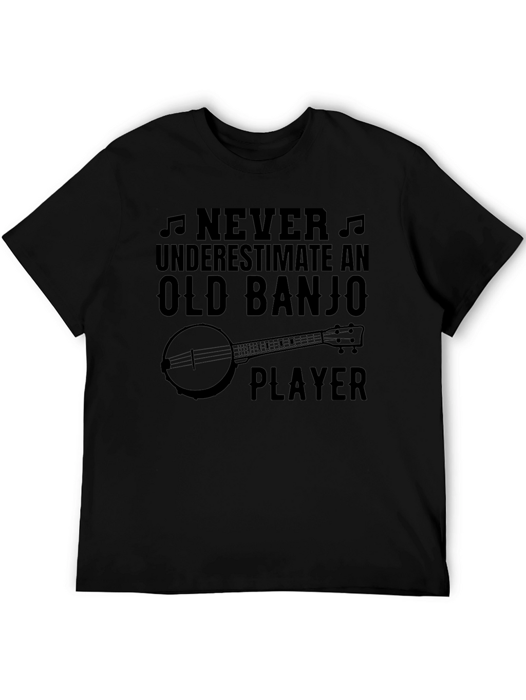 Old Banjo Player T-Shirt