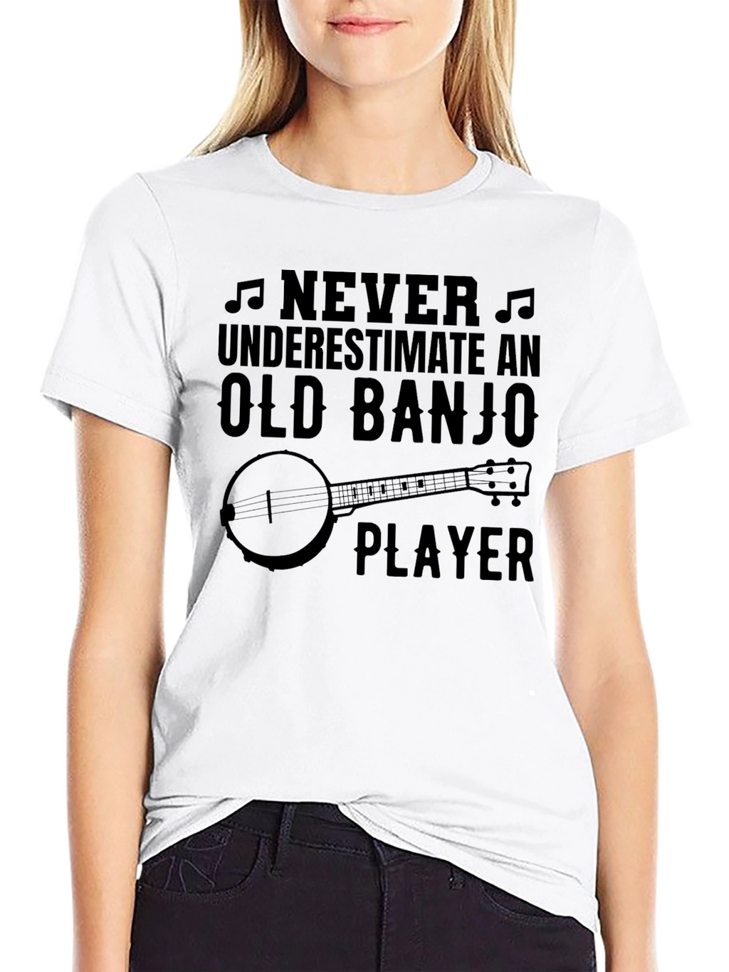 Old Banjo Player T-Shirt