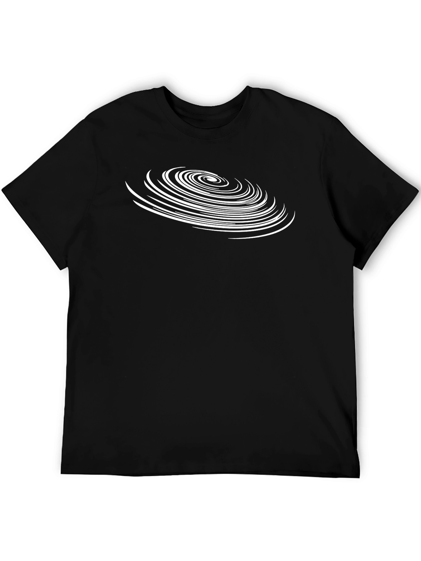 Hypnotic Swirl Graphic Tee - Modern Casual Style
