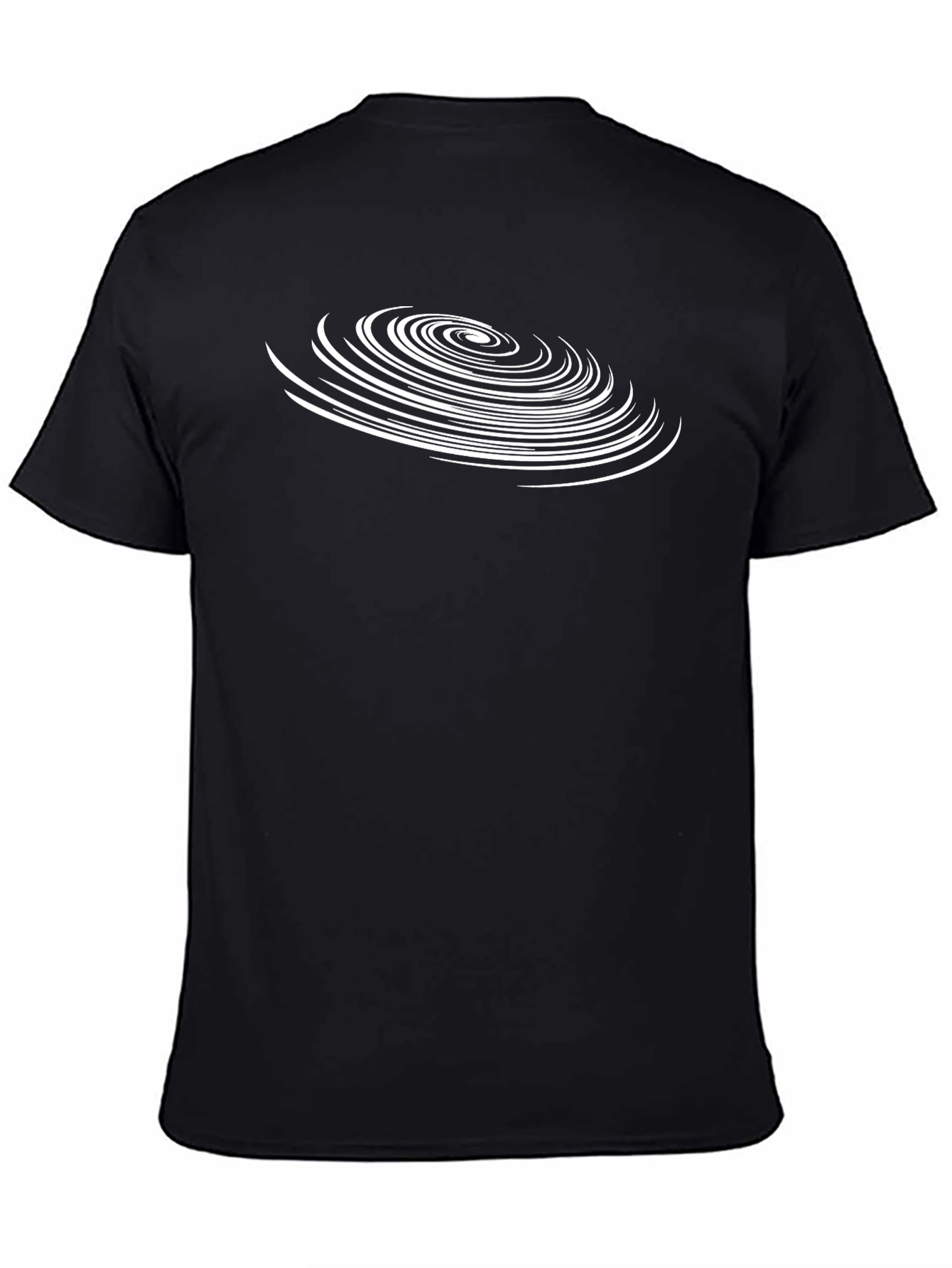 Hypnotic Swirl Graphic Tee - Modern Casual Style