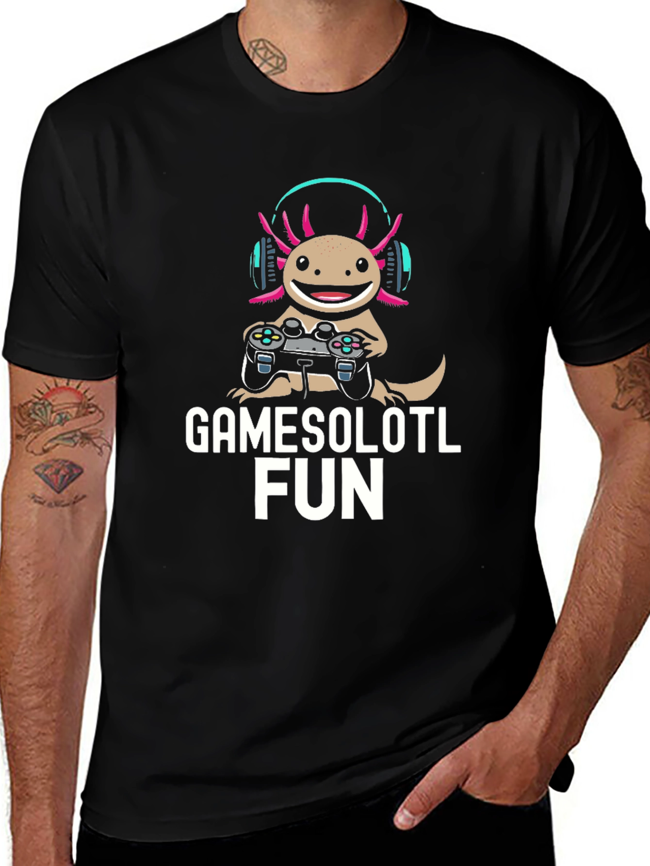Gamesolotl Fun Gaming T-Shirt