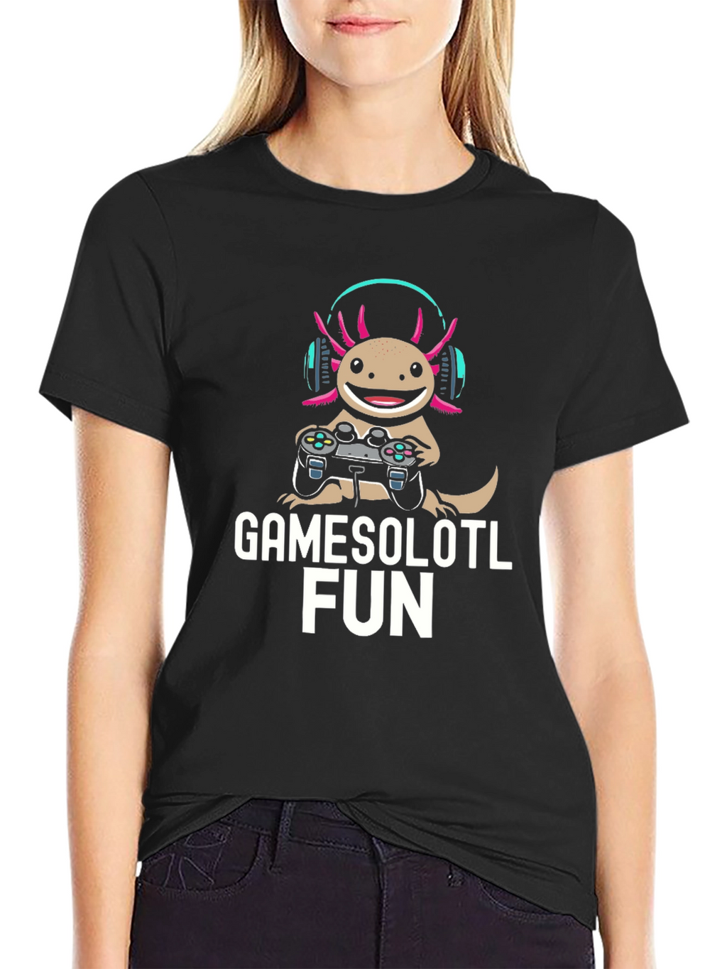 Gamesolotl Fun Gaming T-Shirt