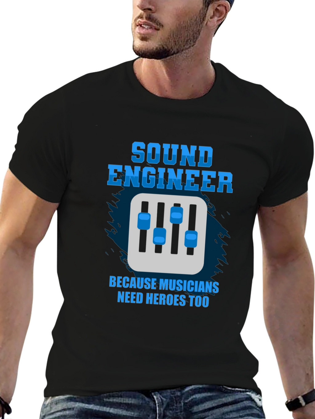 Sound Engineer T-Shirt - Musician Hero