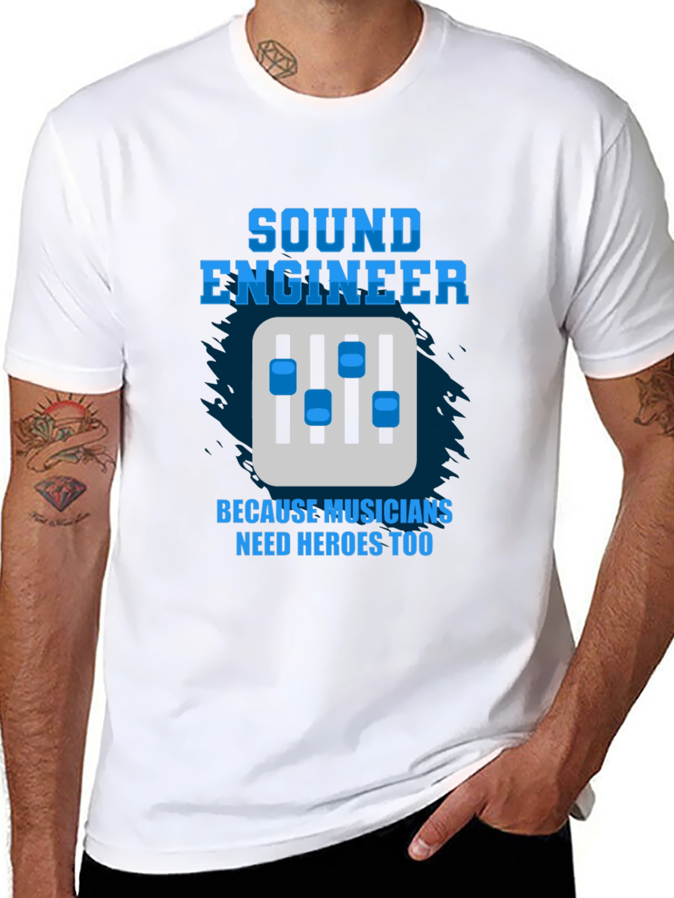 Sound Engineer T-Shirt - Musician Hero