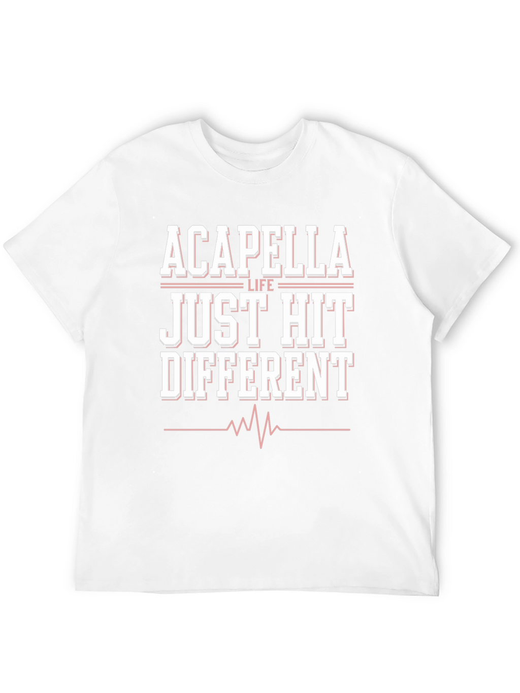 Acapella Life Just Hit Different Black Tee