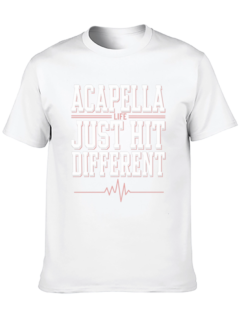 Acapella Life Just Hit Different Black Tee