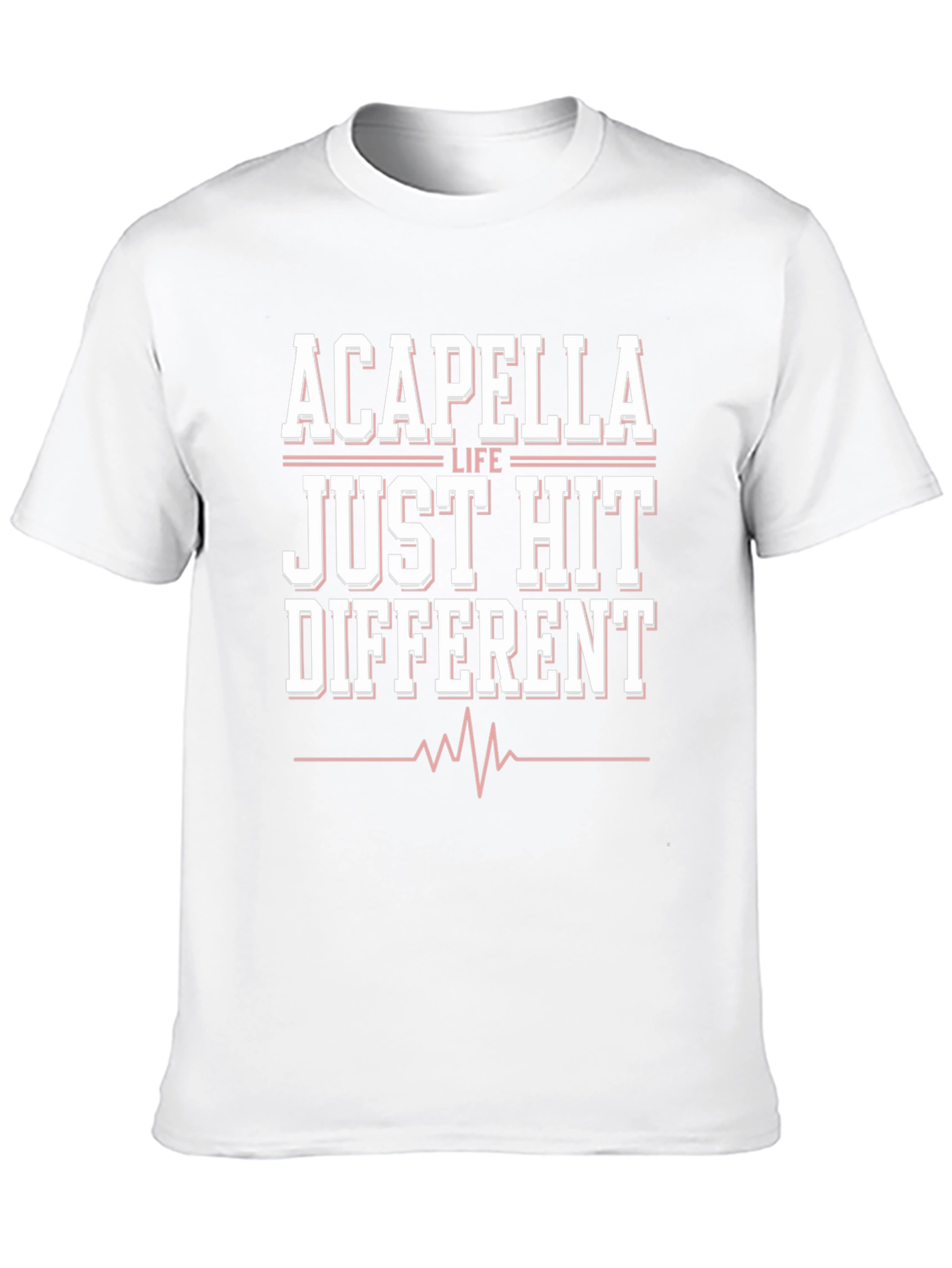 Acapella Life Just Hit Different Black Tee