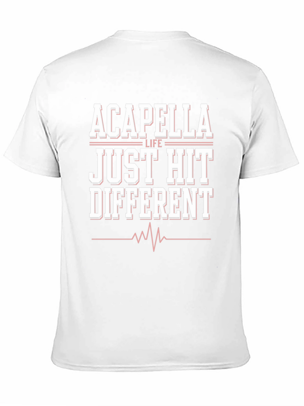 Acapella Life Just Hit Different Black Tee