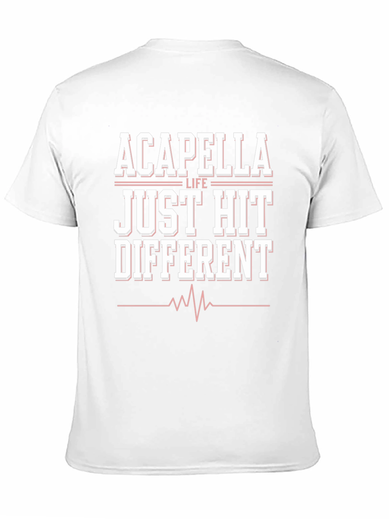 Acapella Life Just Hit Different Black Tee